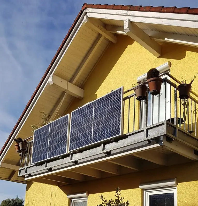 Balkonkraftwerke in der Schweiz mit 820 Watt und 60 Watt Wechselrichter