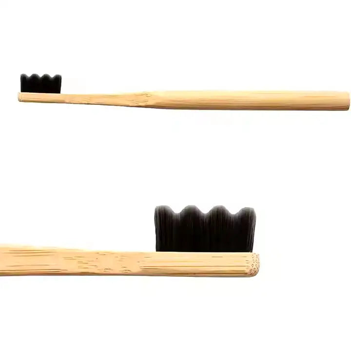 Bambus Zahnbürste 100 % Biologisch abbaubar 3-er  Set