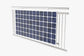 Centrale elettrica su balcone di elevazione per 2 moduli fotovoltaici completa 