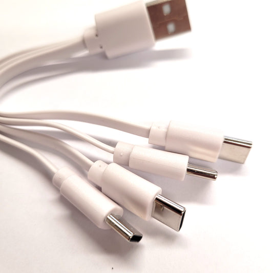 Câble USB-C pour piles rechargeables
